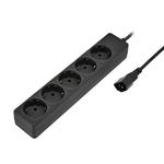 Surge Protector SVEN Special 5 Sockets 0.5m BLACK for UPS