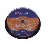 DVD-R 4,7Gb 16x Cake 10 pcs VERBATIM