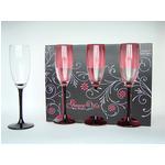 Set de pocale pentru șampanie ROYAL-LEERDAM GRACE BLACK 756173