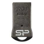 USB Флеш-диск SILICON POWER Touch T01 32GB, Metal/Bk