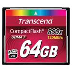 Карта памяти TRANSCEND 64GB CompactFlash Card, Hi-Speed 800X