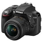 Зеркальная фотокамера NIKON D3300 Kit 18–55 VRII Black