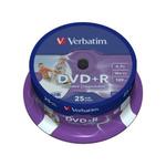 Диски VERBATIM 4.7GB 25 pcs 16x, full ID branded
