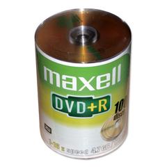 Диски MAXELL DVD+R 4.7 16x 100 Spindle