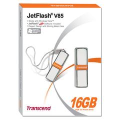 USB Флеш-диск TRANSCEND V85 16GB Stainless Steel