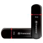 USB Флеш-диск TRANSCEND JetFlash 600 8GB Black/Crystal Red