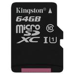 Карта памяти KINGSTON 64GB microSDHC Class10 UHS-I, 300x