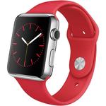 Умные часы APPLE Watch 42mm Stainless Steel with Sport Band Red