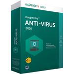Антивирус KASPERSKY Anti-Virus 2016-2+1 устройства, 1 год, Desktop Box