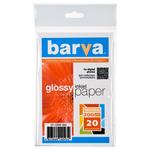 Бумага BARVA A6 20p 200g High Glossy Inkjet