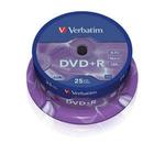 DVD+R 4,7Gb 16x Cake 25 pcs VERBATIM