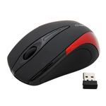 Мышь ESPERANZA EM101R, Wireless Optical Mouse, 2.4GHz, Nano Reciver, USB, Black/Red