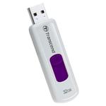 USB Флеш-диск TRANSCEND JetFlash 530 32GB, White, Capless