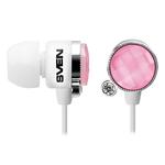 Наушники SVEN SEB-160 Glamour, Pink-White