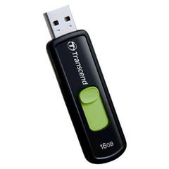 USB Флеш-диск TRANSCEND JetFlash 500 16GB Black/Green