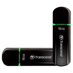 USB Флеш-диск TRANSCEND JetFlash 600 16GB Black/Crystal Green